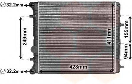 VW 5Z0 121 253 C Радіатор, охолодження двигуна