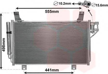 MAZDA KF0361480A Конденсатор, кондиціонер
