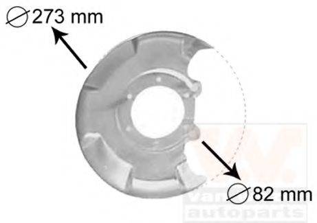SCHLIECKMANN 410377 Відбивач, диск гальмівного механізму