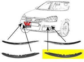 VW 1K0853963 Облицювання, бампер