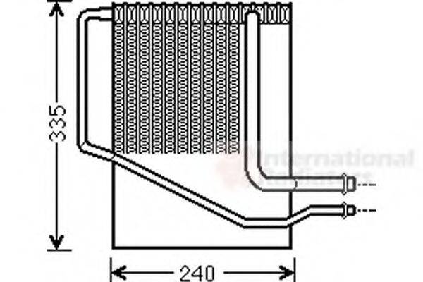 CHRYSLER 04882355AD Випарник, кондиціонер