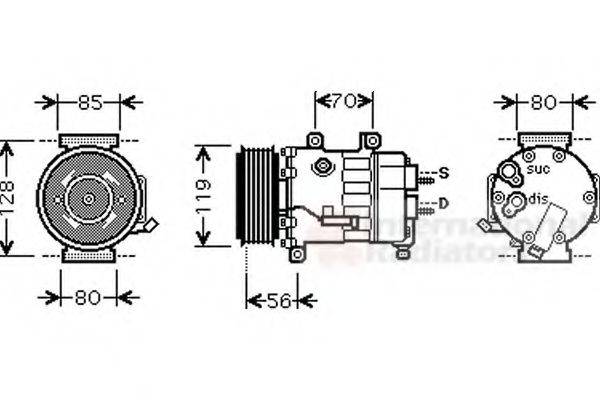 VAN WEZEL 0900K256