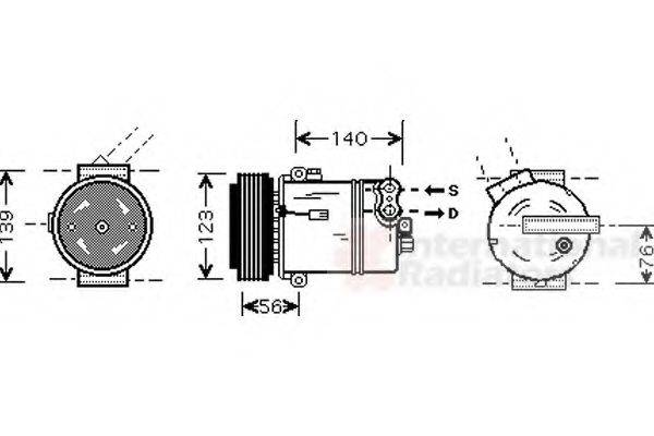 OPEL 6854073 Компресор, кондиціонер