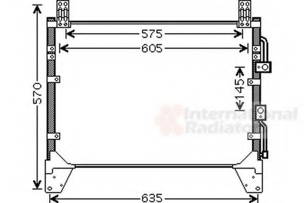 SSANGYONG 6840008B00 Конденсатор, кондиціонер