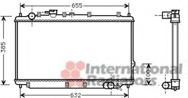 KIA OK2C0-15-200A Радіатор, охолодження двигуна