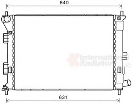 HYUNDAI 253103X010 Радіатор, охолодження двигуна