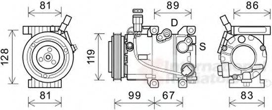 VAN WEZEL 8200K414