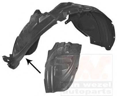 NISSAN 63843BA60A Обшивка, колісна ніша