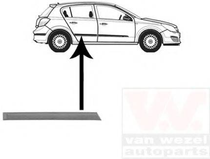 OPEL 5172400 Облицювання / захисна накладка, двері