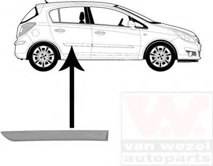 OPEL 5172444 Облицювання / захисна накладка, двері