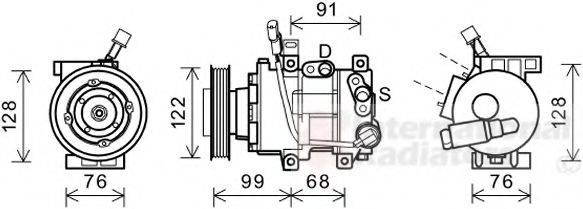 HYUNDAI 97701-3Z000 Компресор, кондиціонер