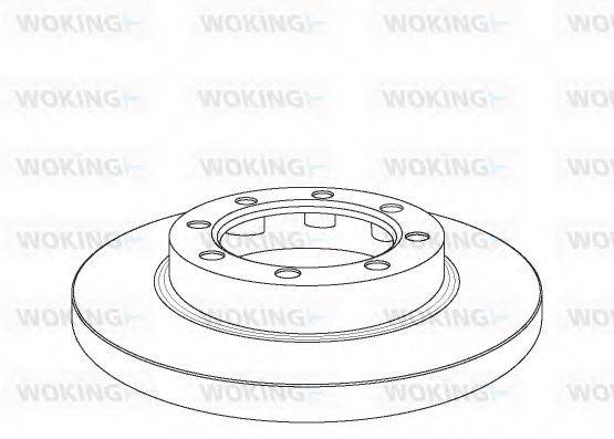 WOKING 1030.10 гальмівний диск