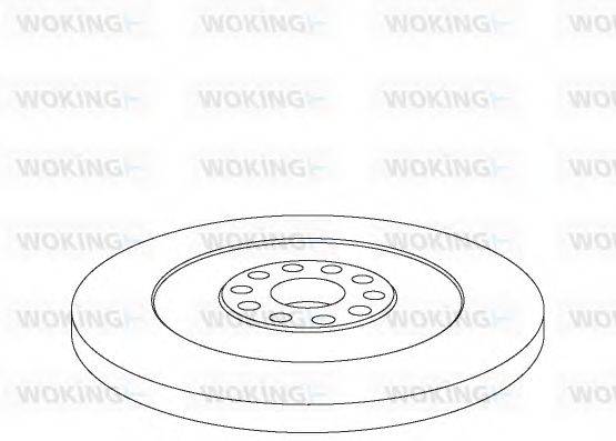 WOKING 1032.10 гальмівний диск