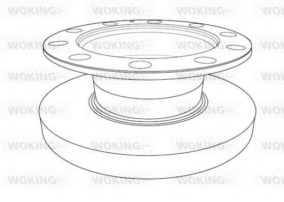 WOKING 1192.10 гальмівний диск