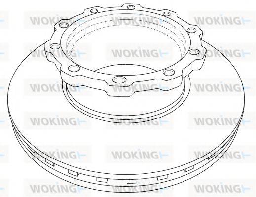 WOKING 1207.20 гальмівний диск