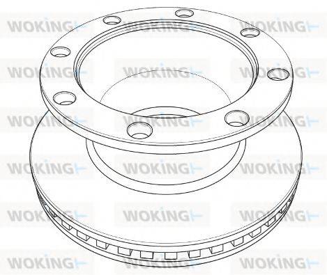 WOKING 1216.20 гальмівний диск