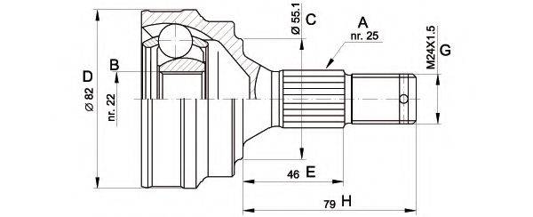 OPEN PARTS CVJ5013.10