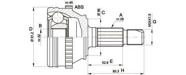 OPEN PARTS CVJ5089.10