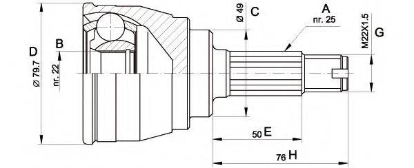 OPEN PARTS CVJ5148.10