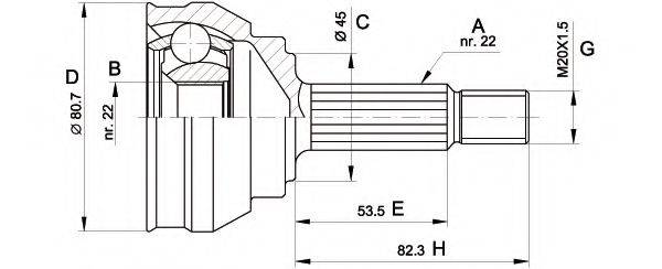 OPEN PARTS CVJ5158.10