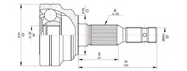 OPEN PARTS CVJ5281.10