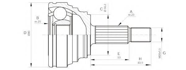 OPEN PARTS CVJ5312.10