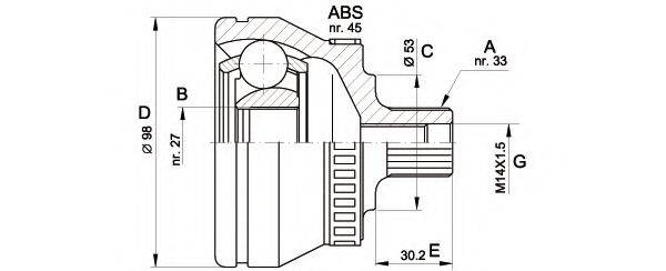 OPEN PARTS CVJ5368.10