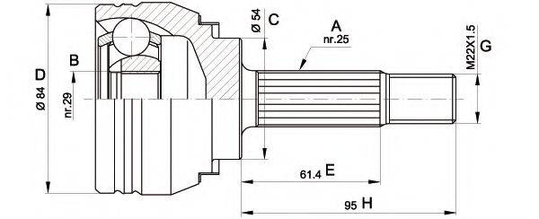 OPEN PARTS CVJ5372.10