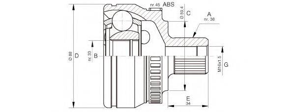 OPEN PARTS CVJ5444.10