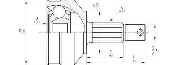 OPEN PARTS CVJ5459.10