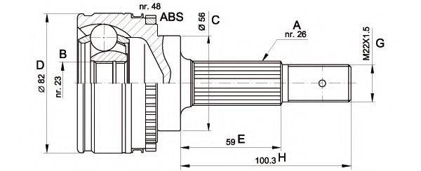 OPEN PARTS CVJ5492.10