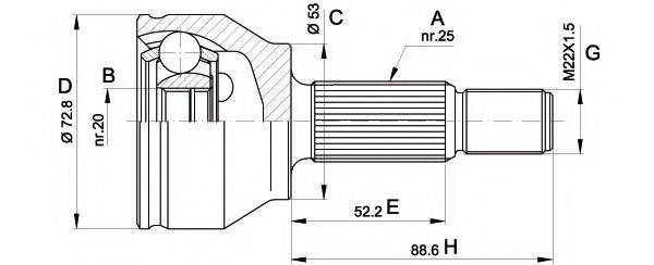 OPEN PARTS CVJ5513.10