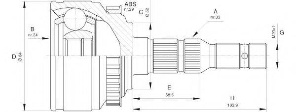 OPEN PARTS CVJ5527.10