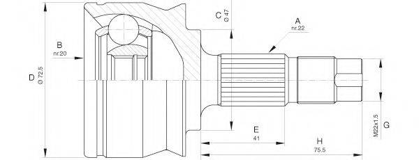 OPEN PARTS CVJ5531.10