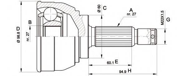 OPEN PARTS CVJ5561.10