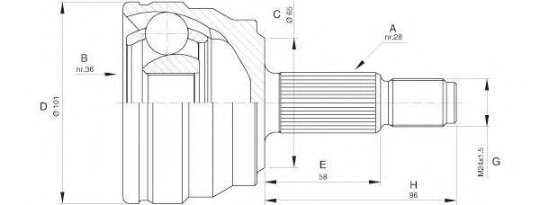 OPEN PARTS CVJ5580.10