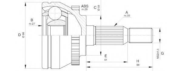 OPEN PARTS CVJ5612.10