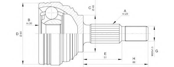 OPEN PARTS CVJ5613.10