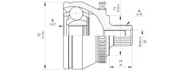 OPEN PARTS CVJ5621.10