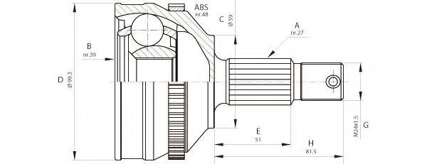 OPEN PARTS CVJ5646.10