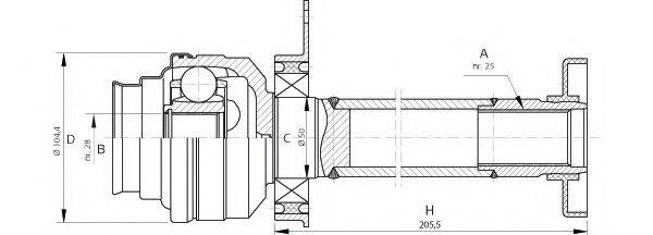 OPEN PARTS CVJ5707.20