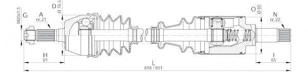 OPEN PARTS DRS6025.00