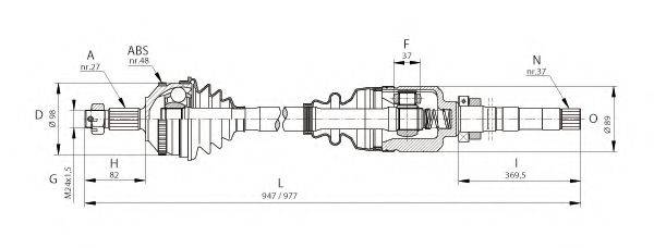 OPEN PARTS DRS6053.00