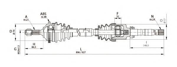 OPEN PARTS DRS6126.00