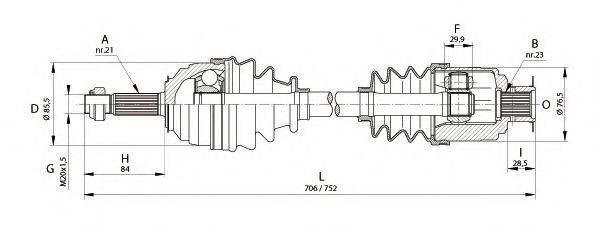 OPEN PARTS DRS6136.00