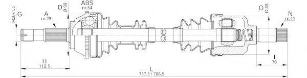 OPEN PARTS DRS6143.00