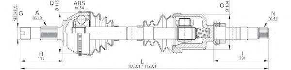 OPEN PARTS DRS6156.00