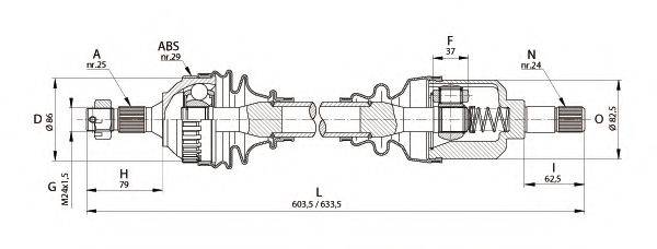 OPEN PARTS DRS6178.00