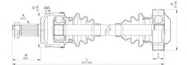 OPEN PARTS DRS6216.00