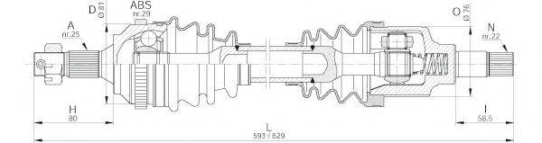OPEN PARTS DRS6222.00